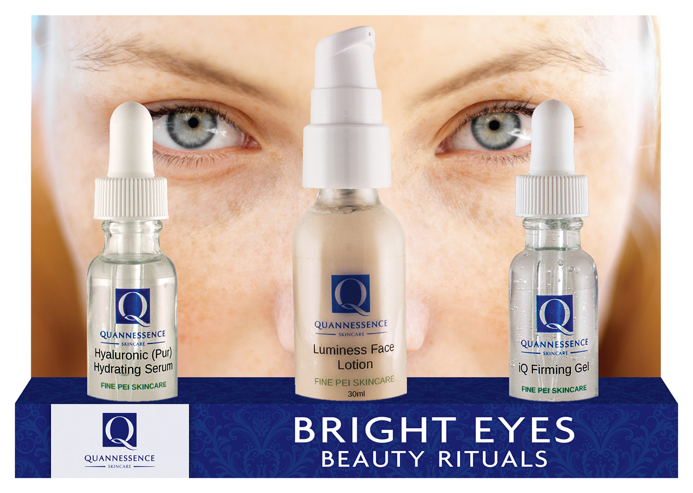Quannessence Bright Eyes Beauty Rituals (3 Products)